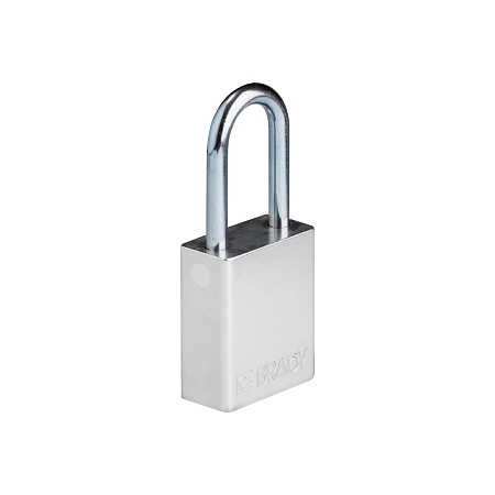 Hliníkový zámek s ocelovým okem SafeKey standard,šedá,1 ks